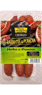 Chorizo barbecue herbes de Provence César Moroni