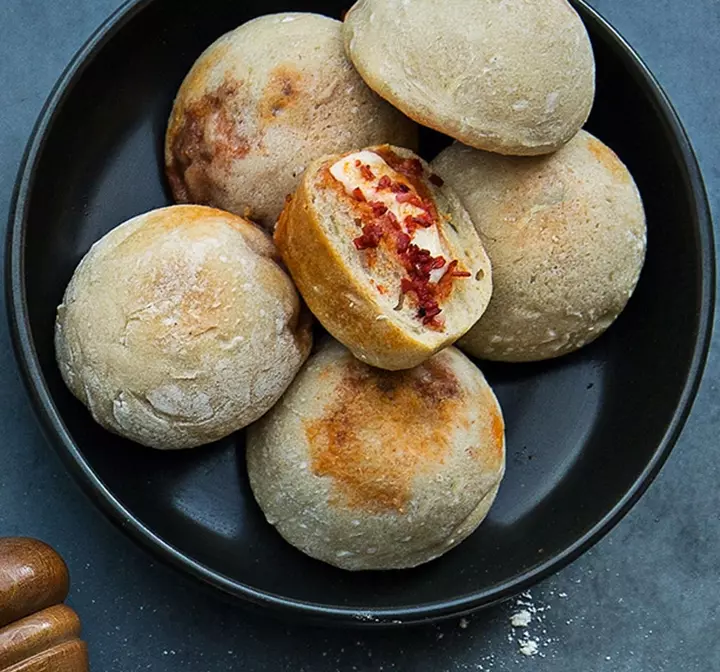 Recette de pizza balls au chorizo César Moroni