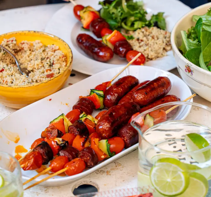 Brochettes au chorizo