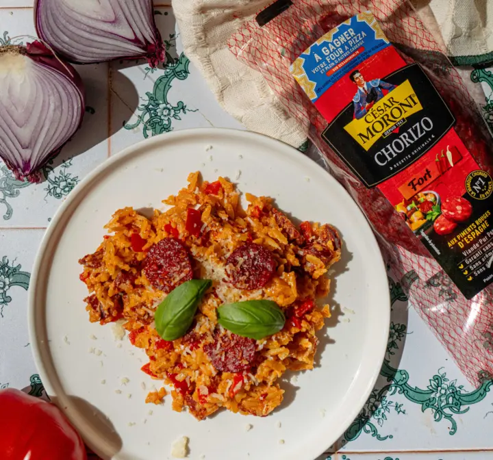 Orzotto au chorizo