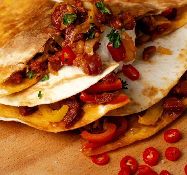 Quesadillas au chorizo