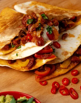 Quesadillas au chorizo