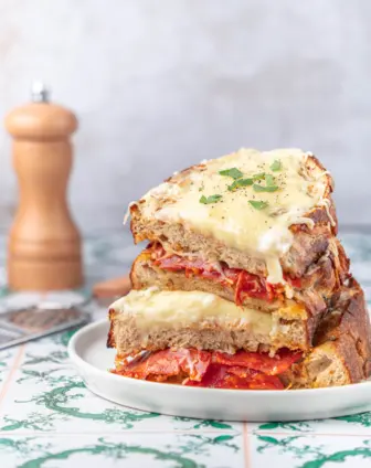 Croque-monsieur au chorizo