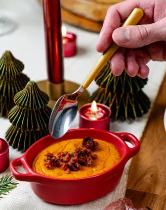 Fondant de potimarron au chorizo