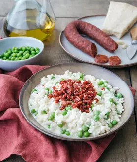 Le chorizo à cuisiner César Moroni en risotto